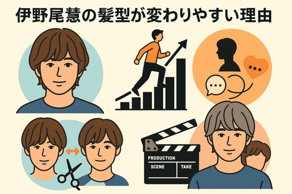 伊野尾慧の髪型を総チェック!周囲が注目する理由とその裏側 | おっさんフォース