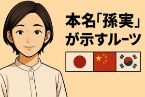 河合優実、本名「孫」が示すルーツ