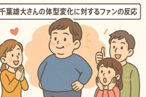 千葉雄大が太ったことに対するファンの反応
