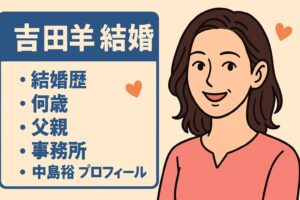 吉田羊　結婚とか結婚歴とか