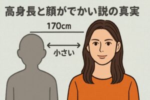 松下奈緒 高身長と顔がでかい真実