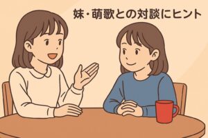 上白石萌音の妹・モカとの対談にヒント？