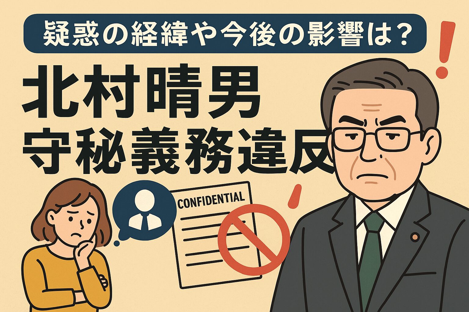 北村晴男　守秘義務違反