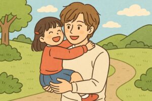 花村想太　子供と過ごす姿
