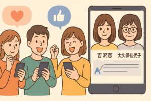吉沢恋と大久保佳代子は似ている SNS反応