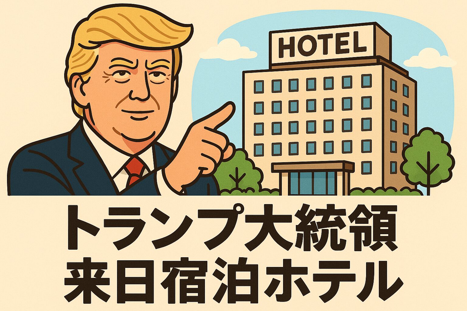 トランプ大統領の宿泊先