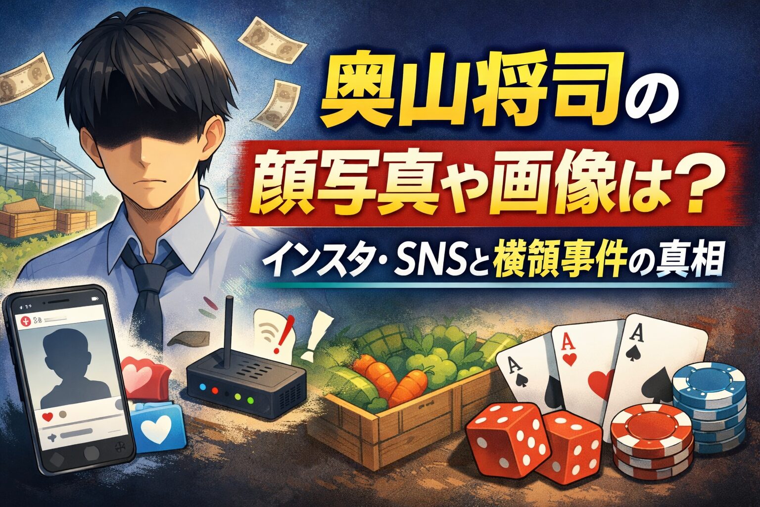 奥山将司　顔　写真　画像