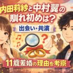 内田莉紗と中村翼の馴れ初めは？出会い・共演・11歳差婚の理由を考察