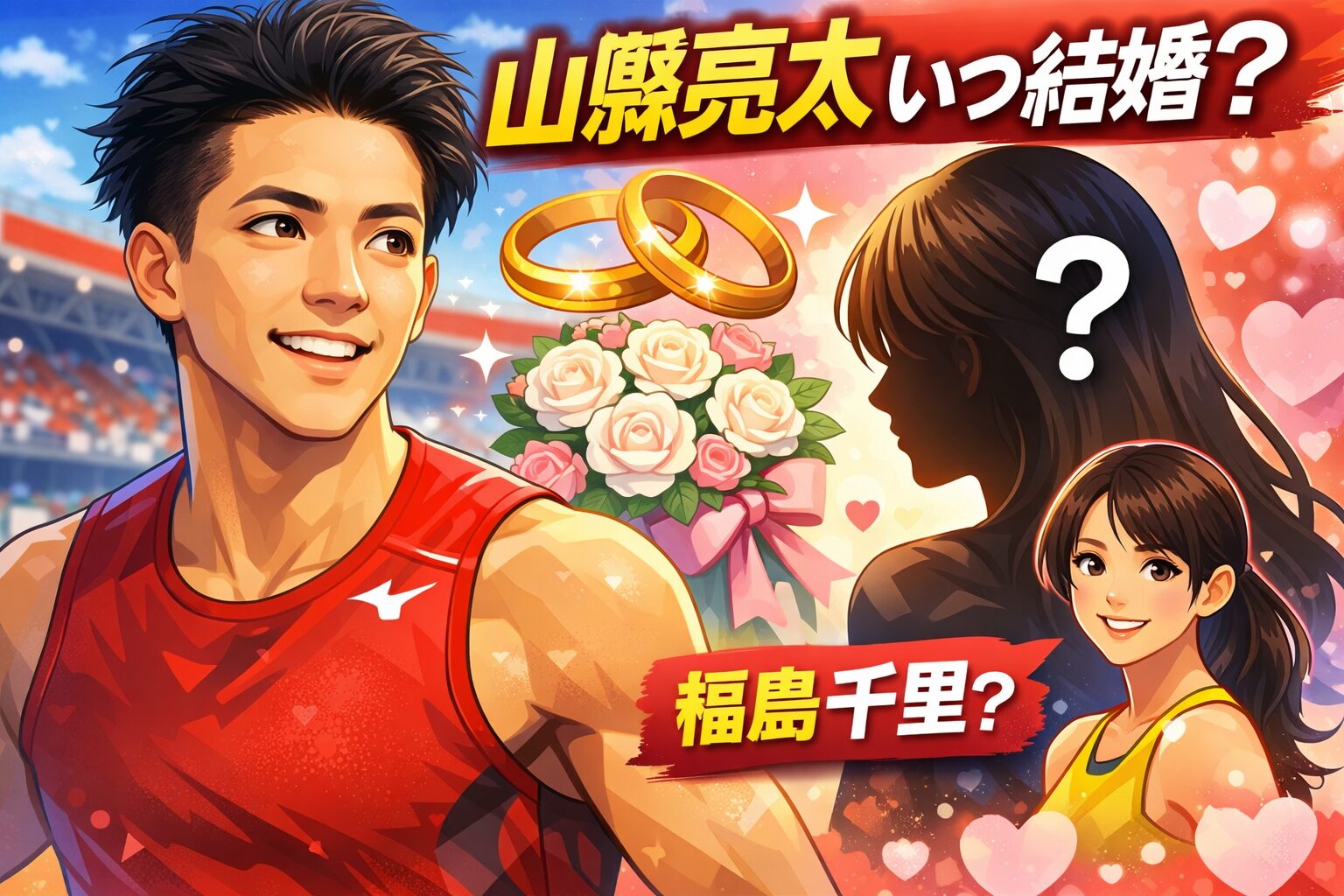 山縣亮太　結婚相手　顔画像