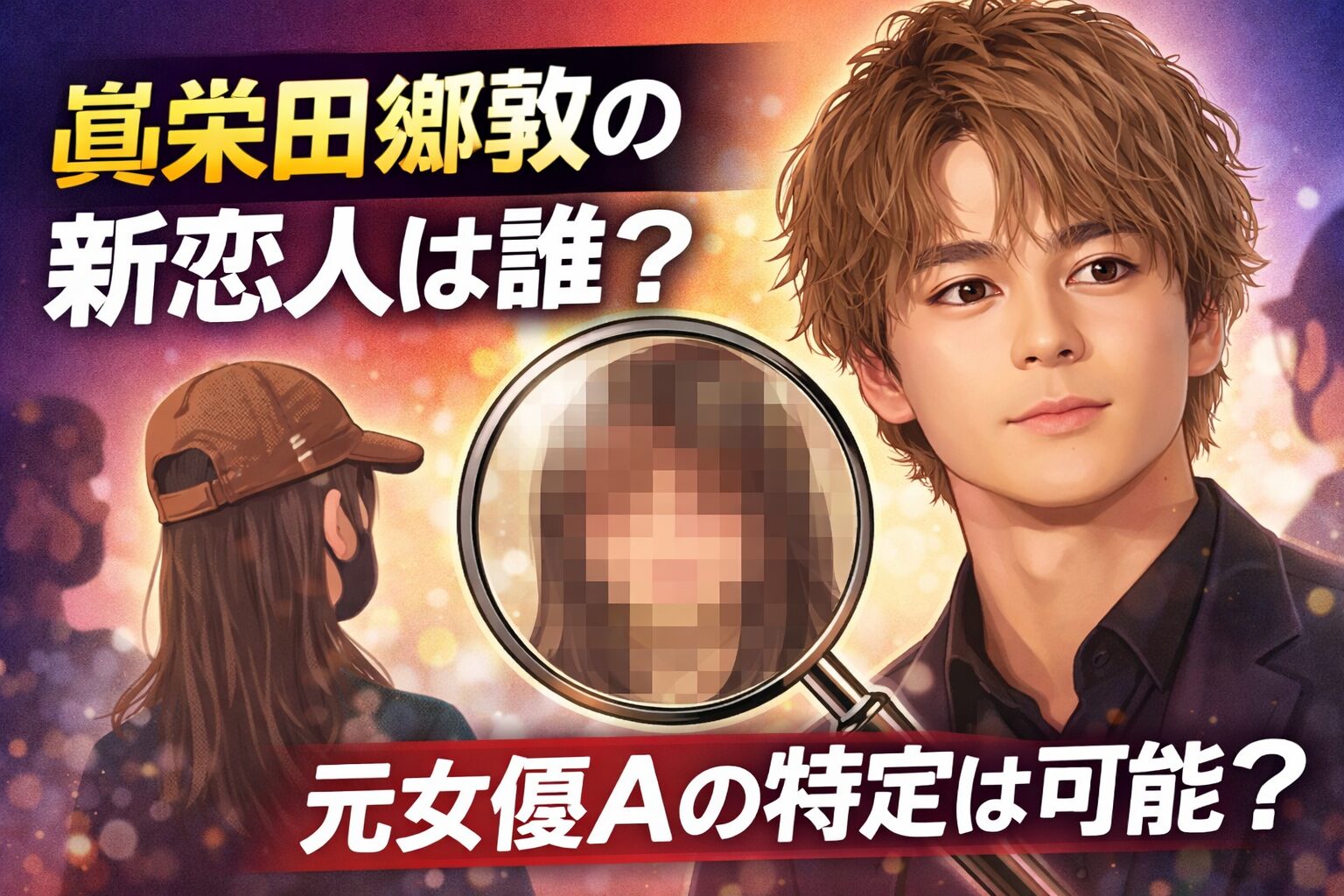 眞栄田郷敦　新恋人　元女優　顔写真