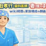 原田孝行(歯科医師)の妻(嫁)は？子供は？wiki経歴と家族構成や顔画像も！