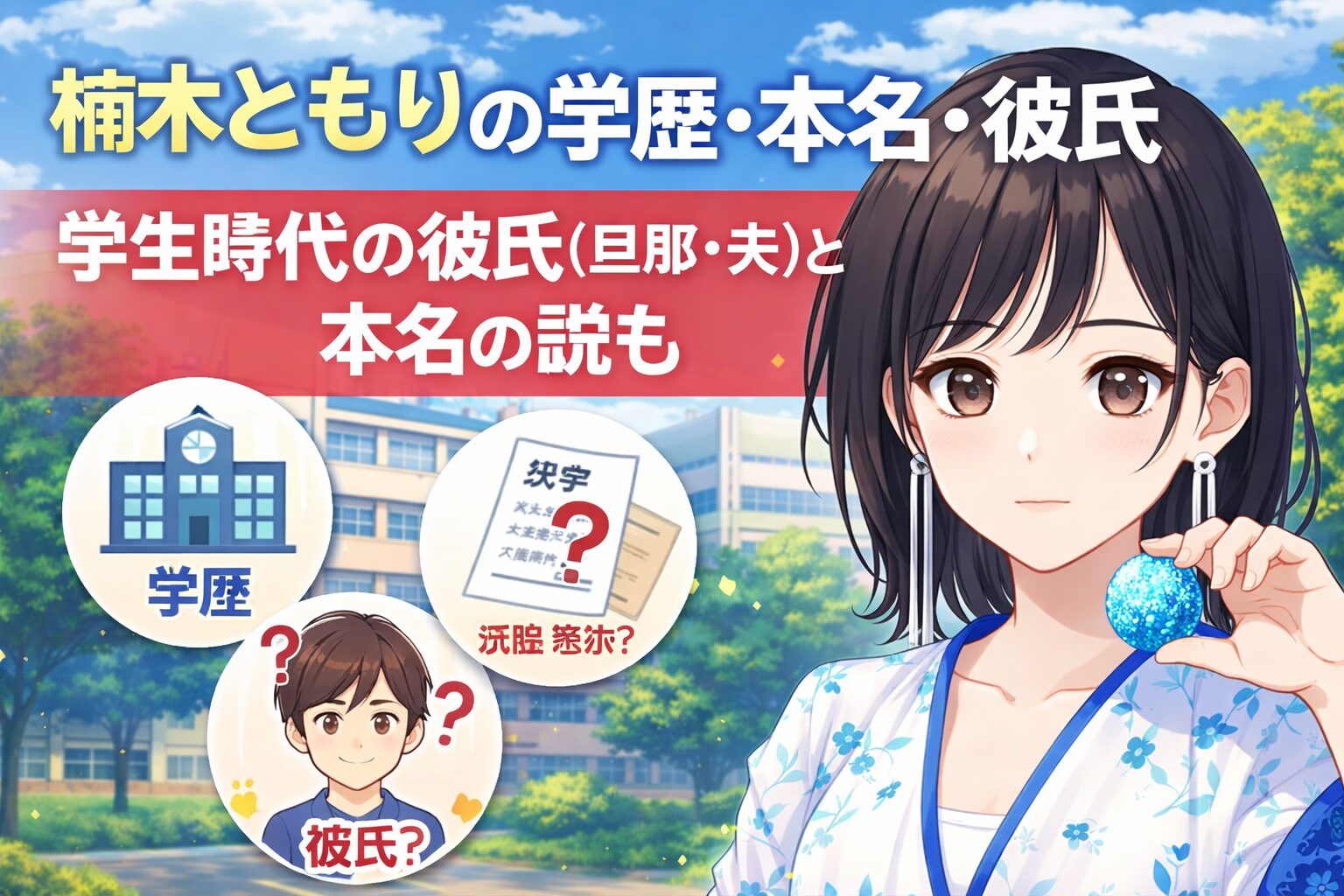 楠木ともり　旦那　夫　誰　顔画像