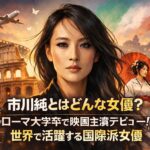 市川純の経歴・国籍・結婚まとめ！有名作品や代表作を徹底解説